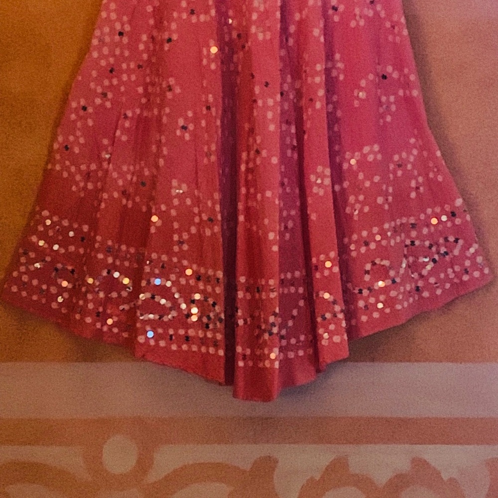 Sequined midi skirt